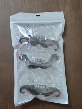 Baby Mustache Pacifiers